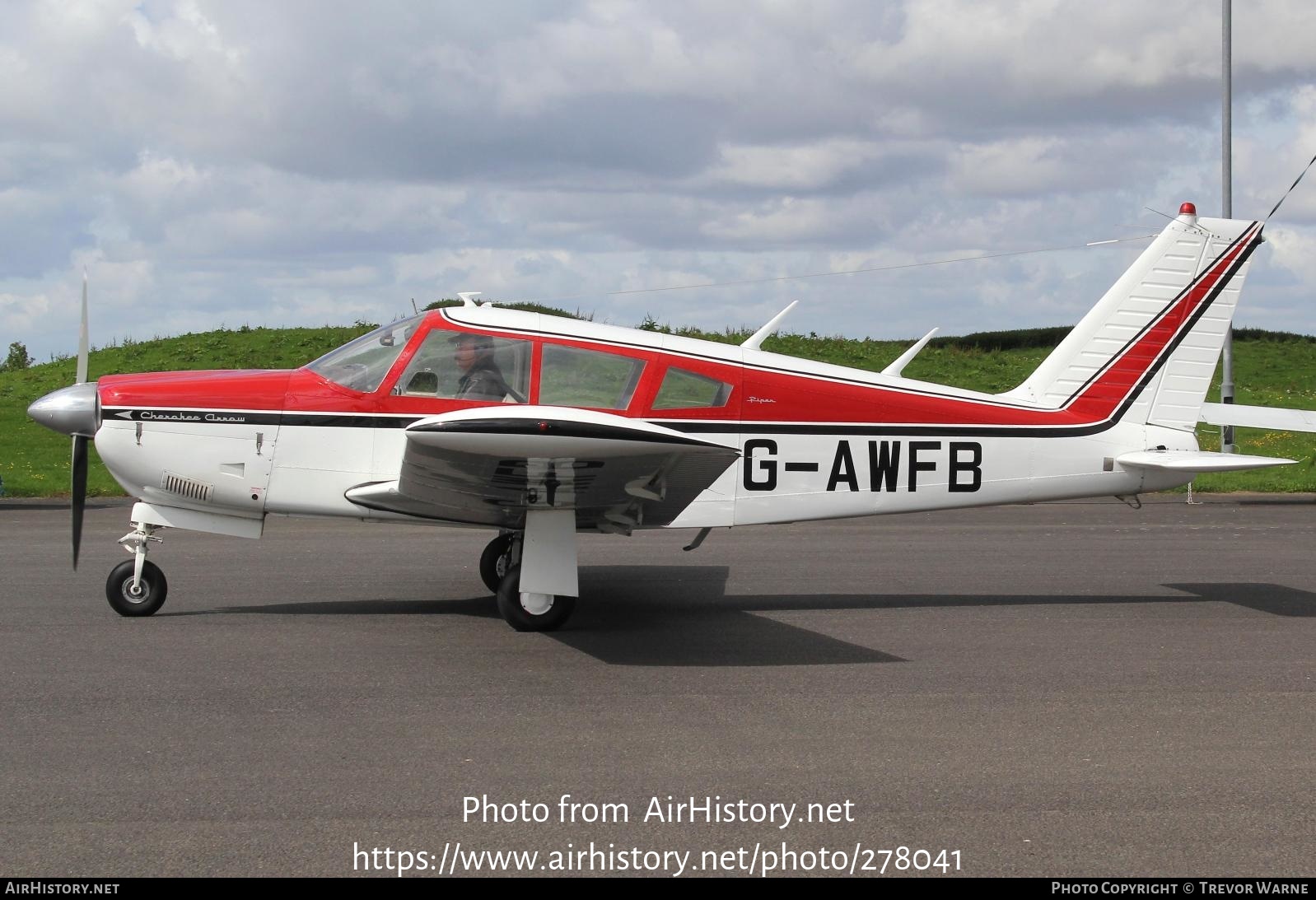 Aircraft Photo of G-AWFB | Piper PA-28R-180 Cherokee Arrow | AirHistory.net #278041