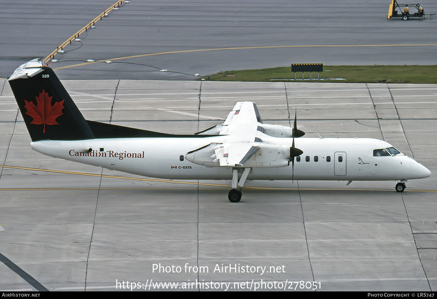 Aircraft Photo of C-GSTA | De Havilland Canada DHC-8-301 Dash 8 | Canadian Regional Airlines | AirHistory.net #278051