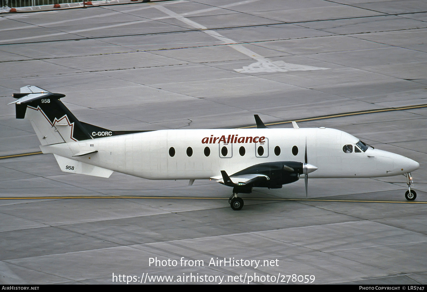 Aircraft Photo of C-GORC | Raytheon 1900D | Air Alliance | AirHistory.net #278059