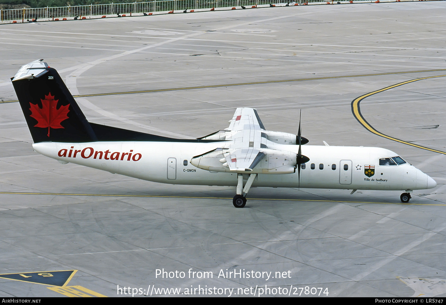 Aircraft Photo of C-GMON | De Havilland Canada DHC-8-301 Dash 8 | Air Ontario | AirHistory.net #278074