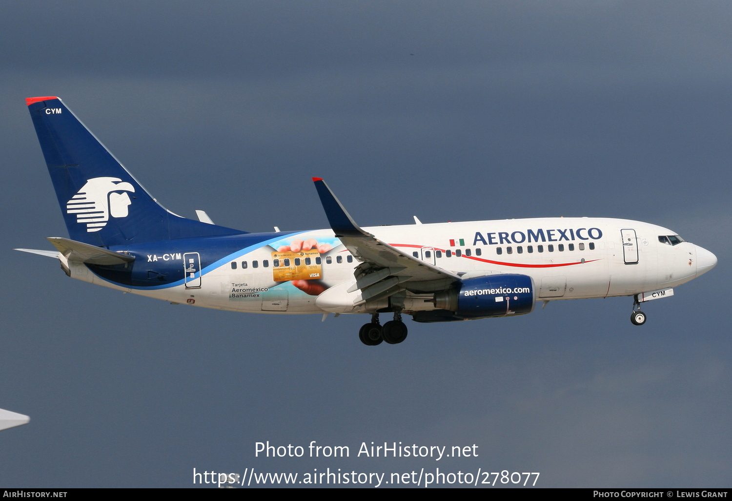 Aircraft Photo of XA-CYM | Boeing 737-752 | AeroMéxico | AirHistory.net #278077