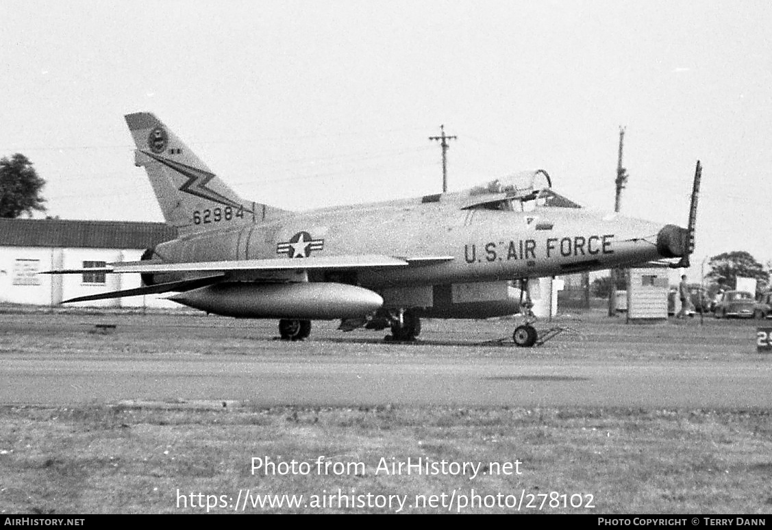 Aircraft Photo of 56-2984 / 62984 | North American F-100D Super Sabre | USA - Air Force | AirHistory.net #278102