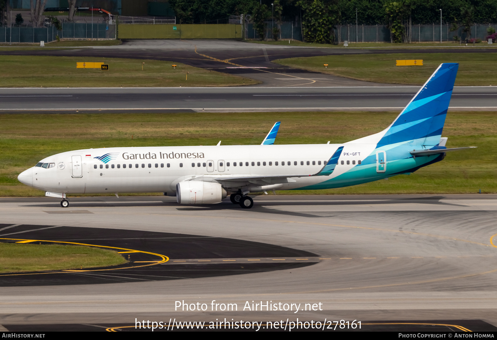 Aircraft Photo of PK-GFT | Boeing 737-86N | Garuda Indonesia | AirHistory.net #278161