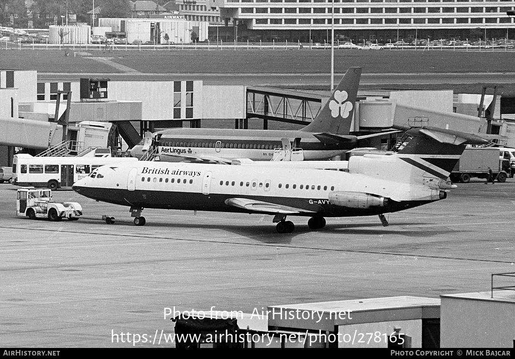 Aircraft Photo of G-AVYB | Hawker Siddeley HS-121 Trident 1E | British Airways | AirHistory.net #278165