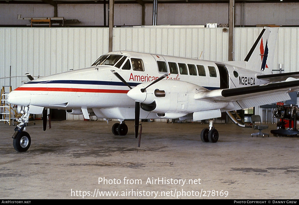 Aircraft Photo of N324CA | Beech 99A Airliner | American Eagle | AirHistory.net #278169