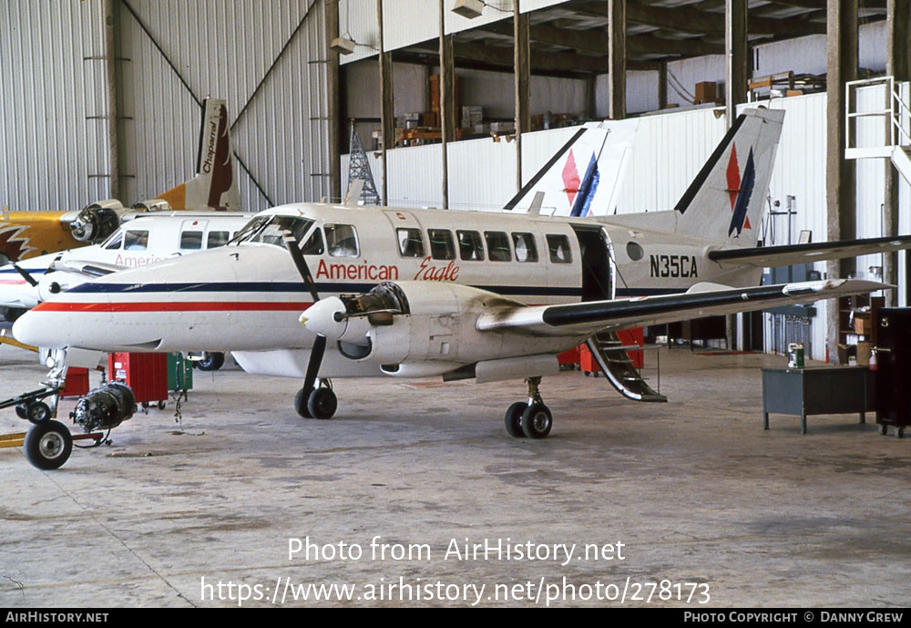 Aircraft Photo of N35CA | Beech 99A Airliner | American Eagle | AirHistory.net #278173