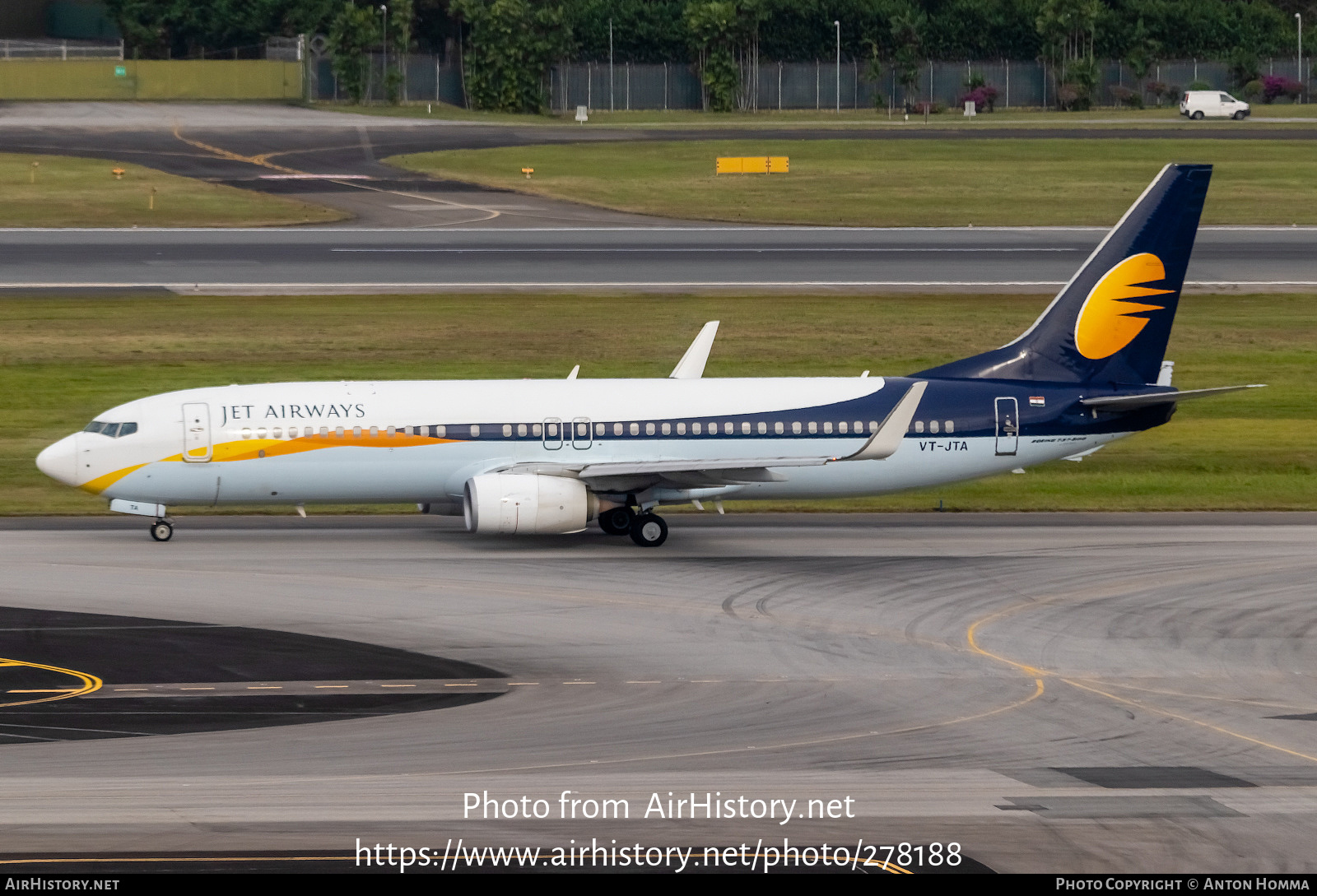 Aircraft Photo of VT-JTA | Boeing 737-85R | Jet Airways | AirHistory.net #278188