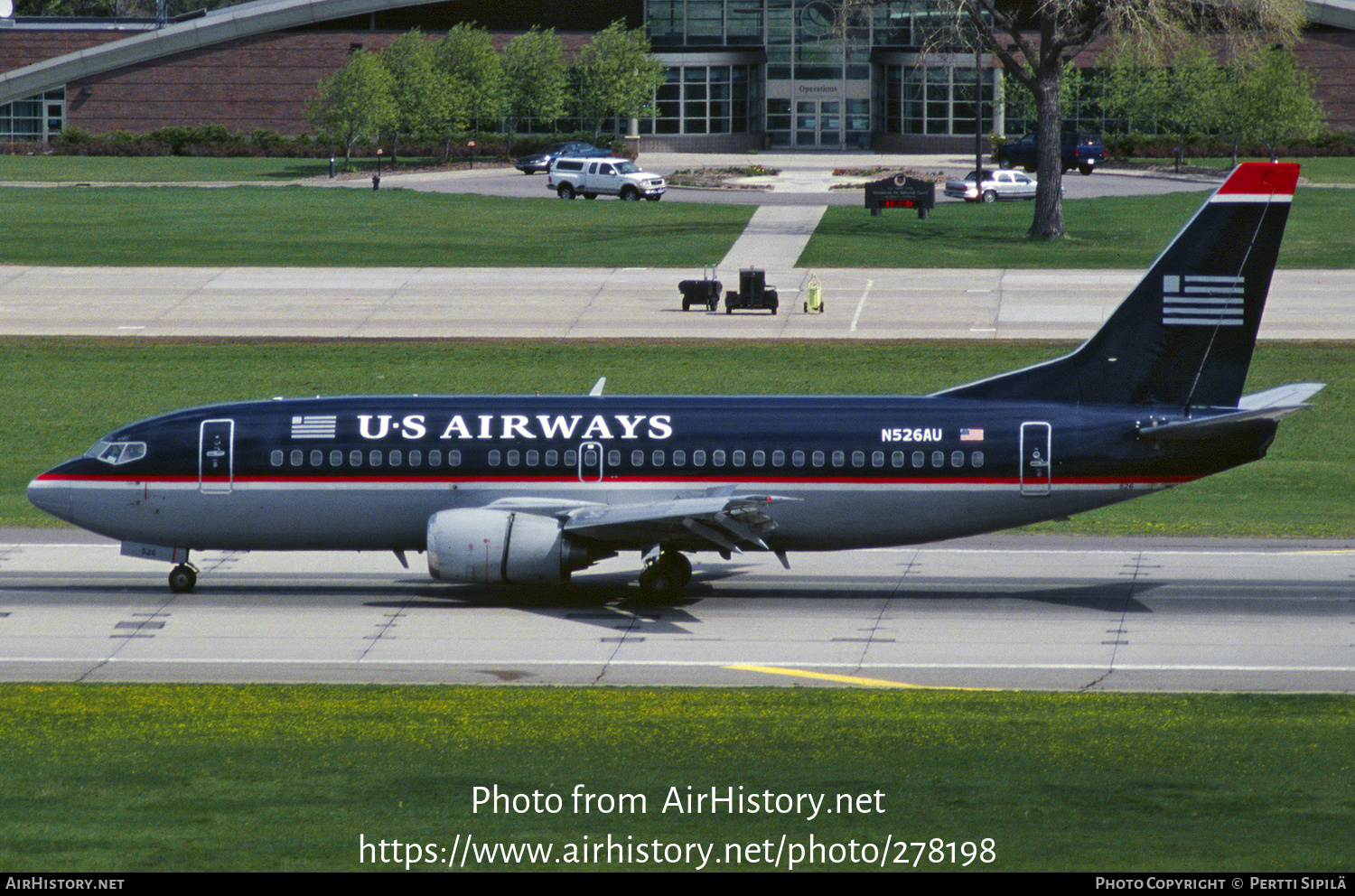 Aircraft Photo of N526AU | Boeing 737-3B7 | US Airways | AirHistory.net #278198