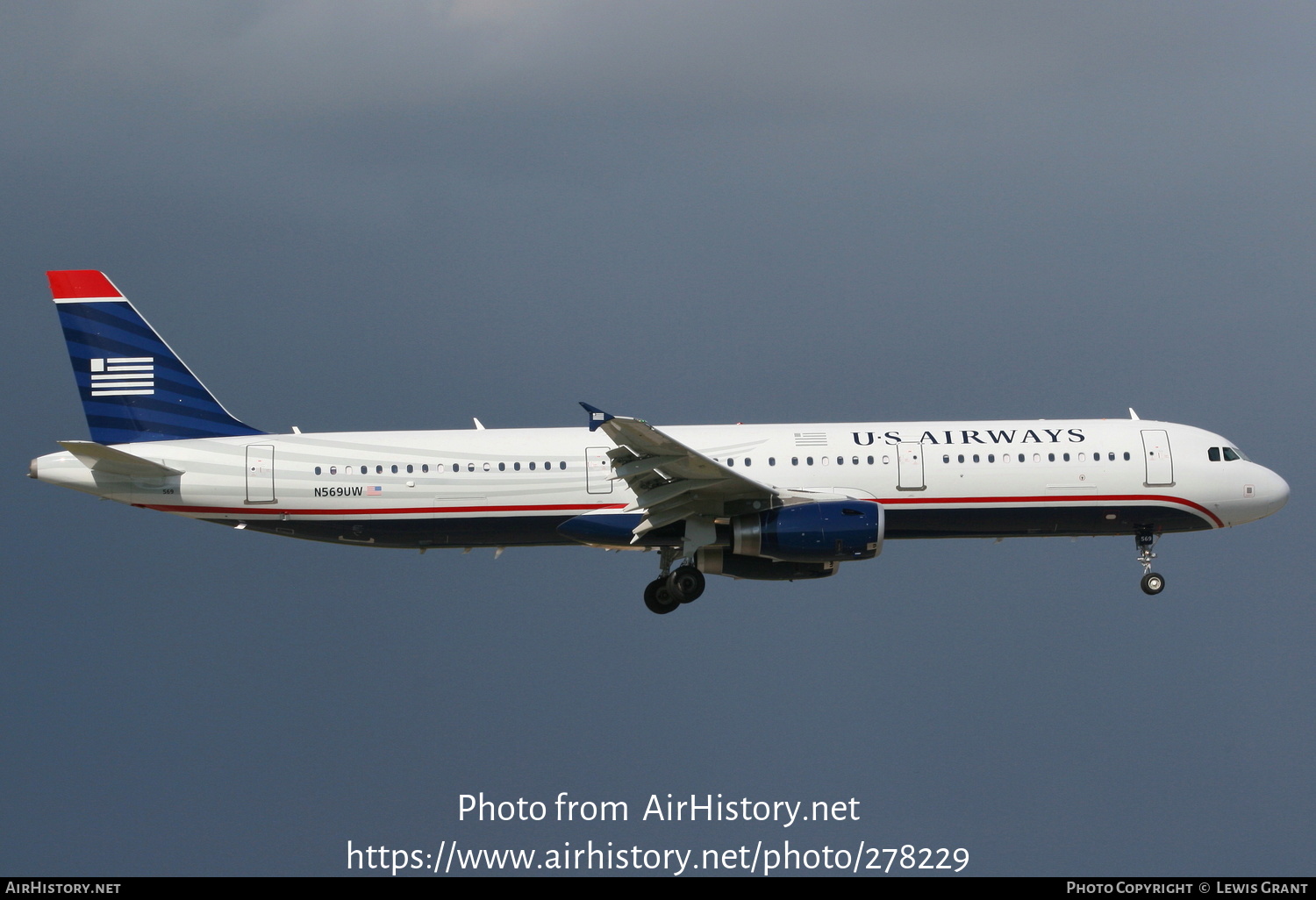 Aircraft Photo of N569UW | Airbus A321-231 | US Airways | AirHistory.net #278229