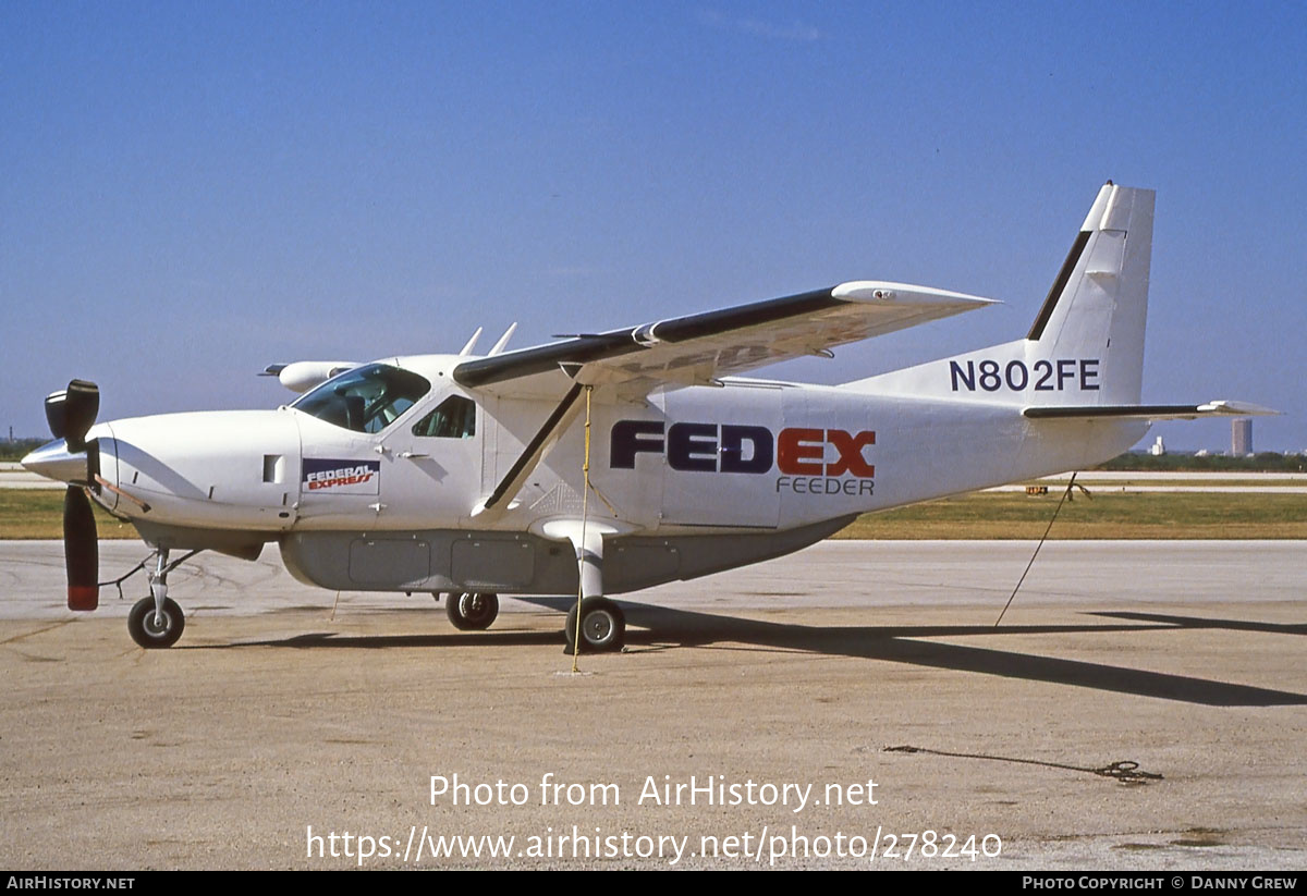 Aircraft Photo of N802FE | Cessna 208A Cargomaster | FedEx Feeder | AirHistory.net #278240