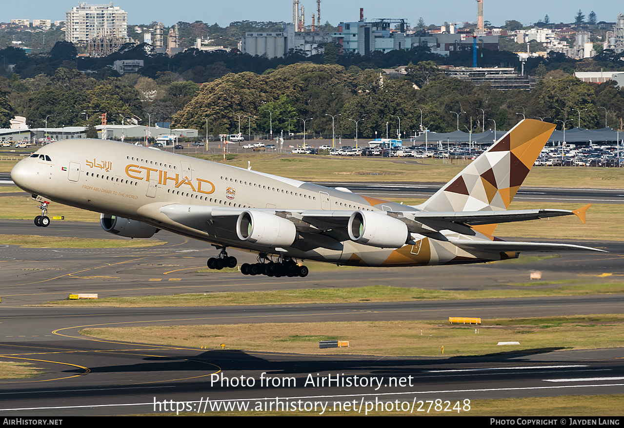 Aircraft Photo of A6-APG | Airbus A380-861 | Etihad Airways | AirHistory.net #278248