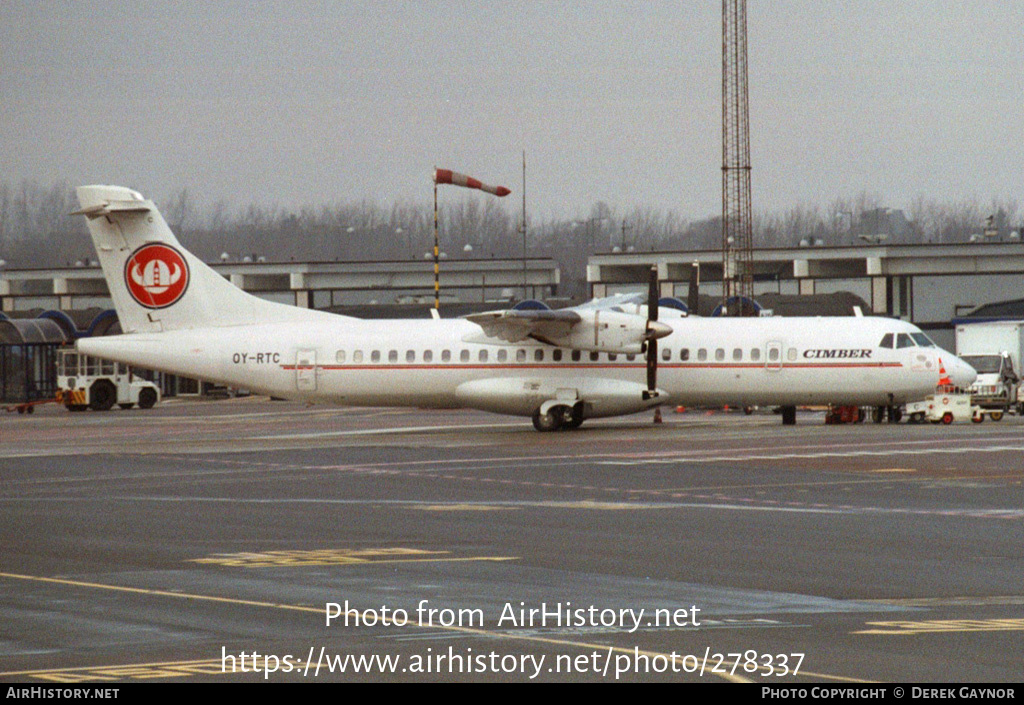 Aircraft Photo of OY-RTC | ATR ATR-42-200 | Cimber Air | AirHistory.net #278337