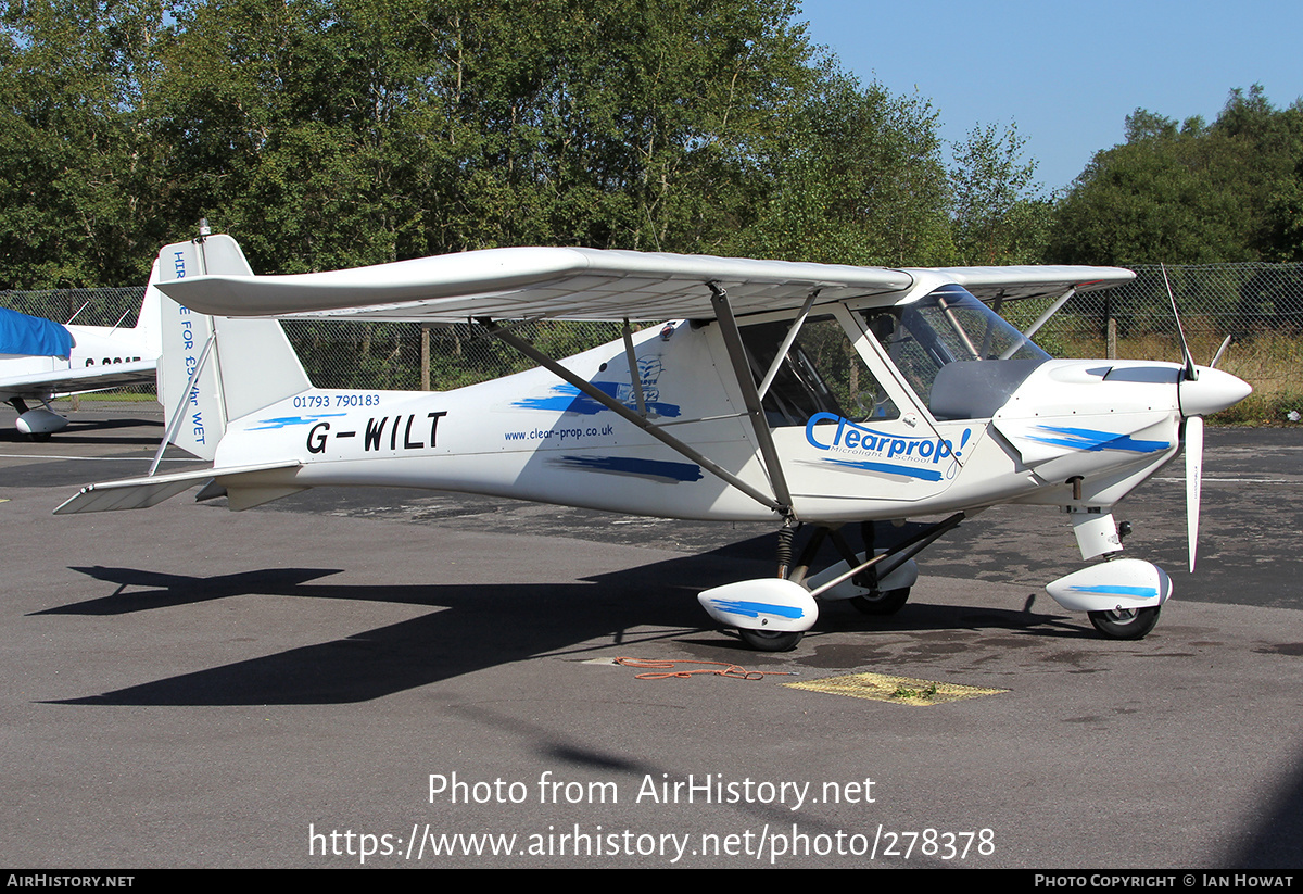 Aircraft Photo of G-WILT | Comco Ikarus C42-FB100 | Clearprop Microlight School | AirHistory.net #278378