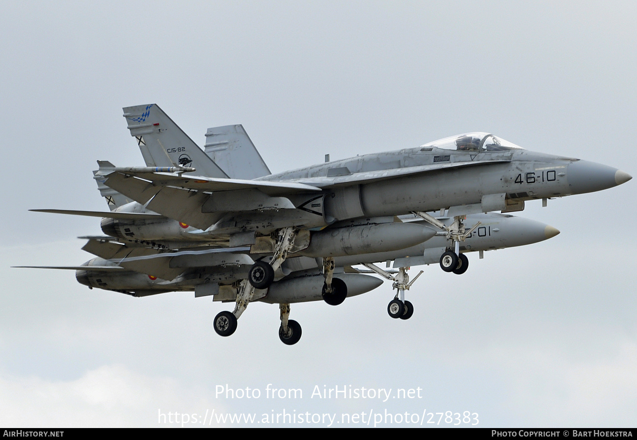 Aircraft Photo of C.15-82 | McDonnell Douglas F/A-18A+ Hornet | Spain - Air Force | AirHistory.net #278383