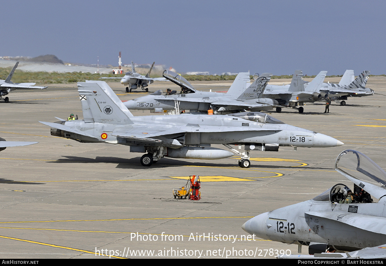 Aircraft Photo of C15-60 | McDonnell Douglas EF-18M Hornet | Spain - Air Force | AirHistory.net #278390