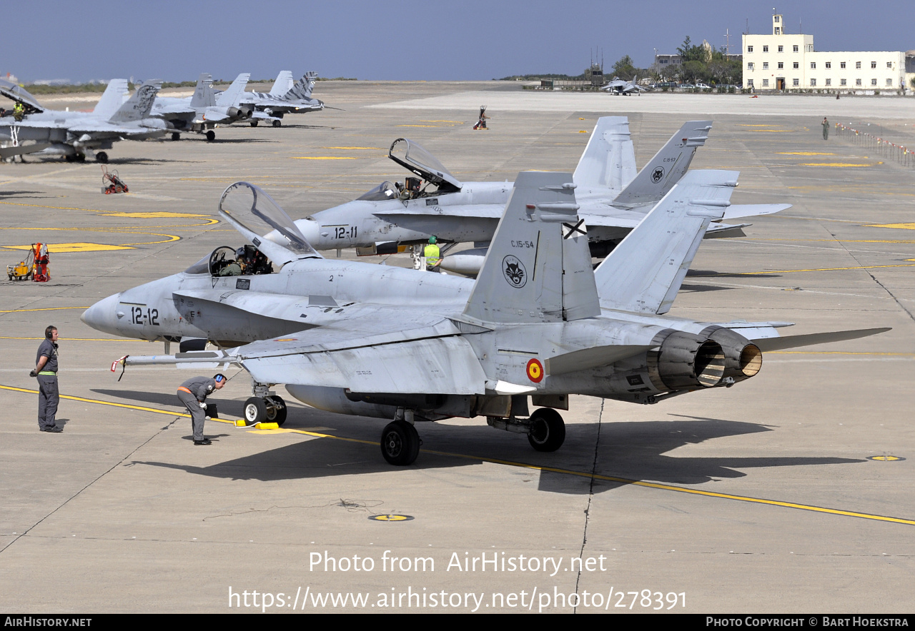 Aircraft Photo of C15-54 | McDonnell Douglas EF-18M Hornet | Spain - Air Force | AirHistory.net #278391