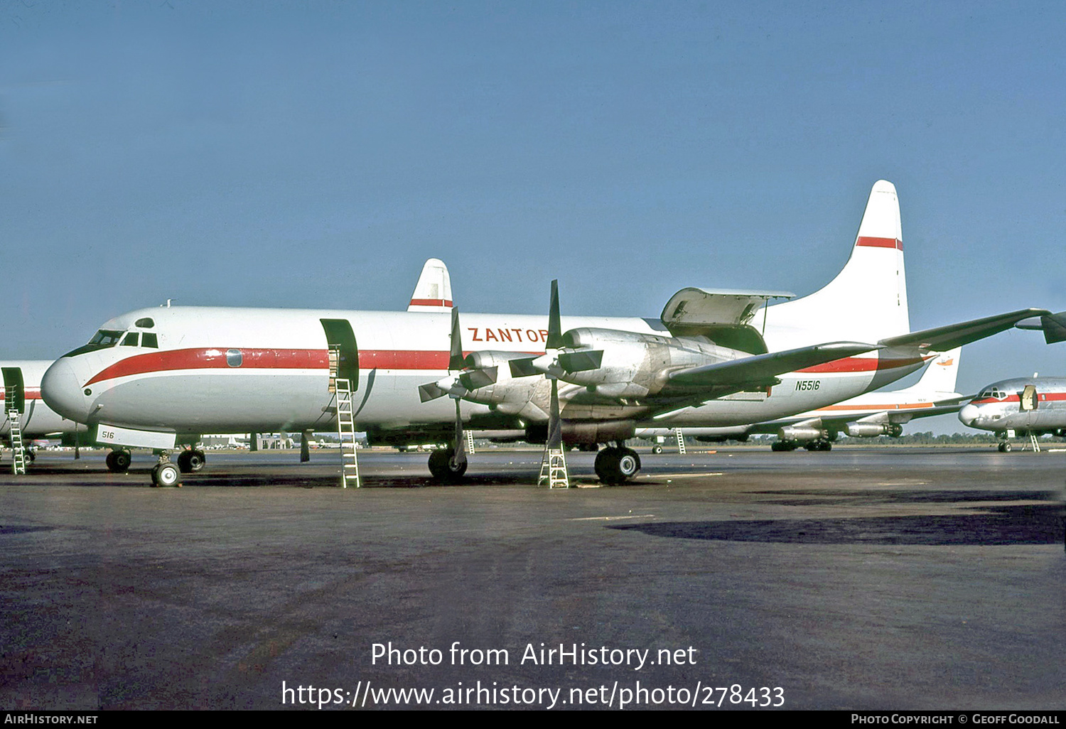 Aircraft Photo of N5516 | Lockheed L-188A(F) Electra | Zantop International Airlines | AirHistory.net #278433