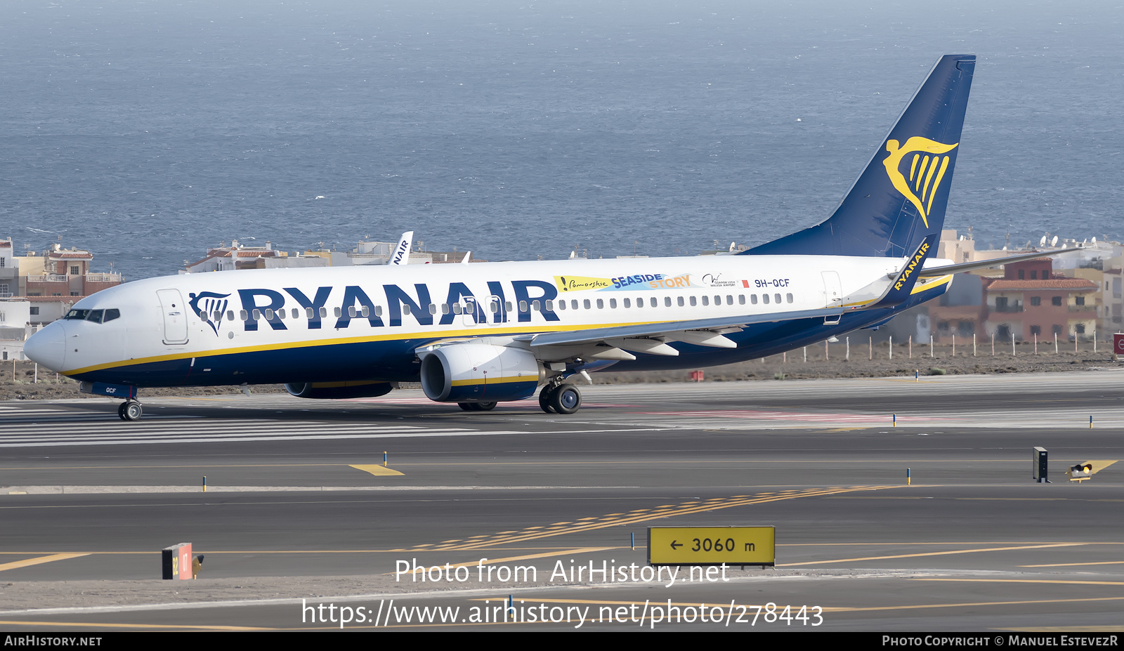 Aircraft Photo of 9H-QCF | Boeing 737-8AS | Ryanair | AirHistory.net #278443