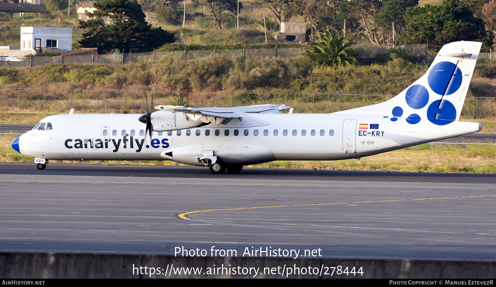 Aircraft Photo of EC-KRY | ATR ATR-72-500 (ATR-72-212A) | Canaryfly | AirHistory.net #278444