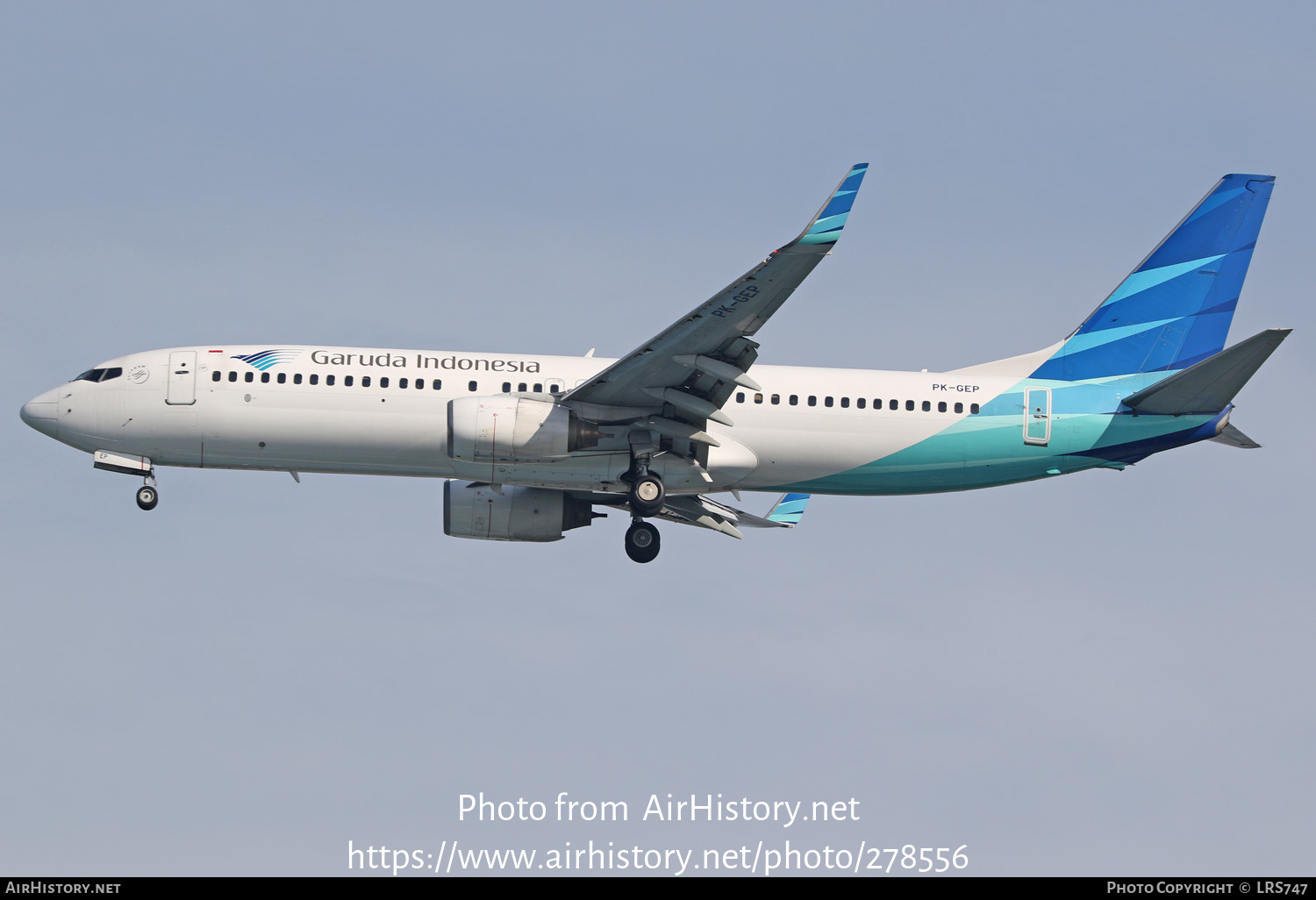 Aircraft Photo of PK-GEP | Boeing 737-8AS | Garuda Indonesia | AirHistory.net #278556