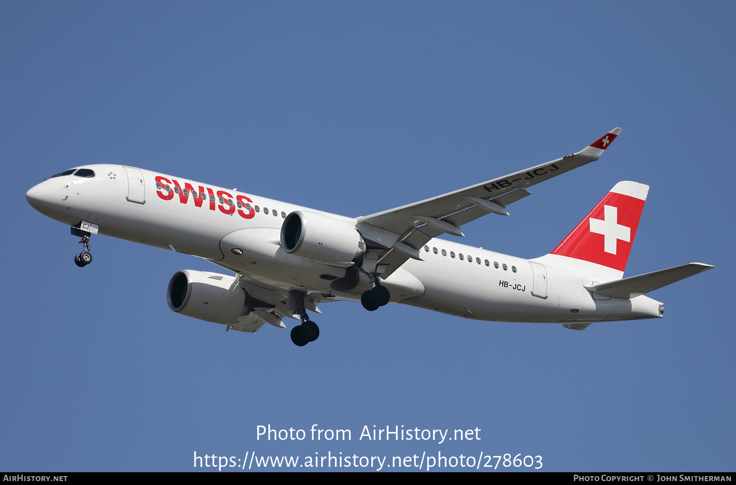 Aircraft Photo of HB-JCJ | Bombardier CSeries CS300 (BD-500-1A11) | Swiss International Air Lines | AirHistory.net #278603