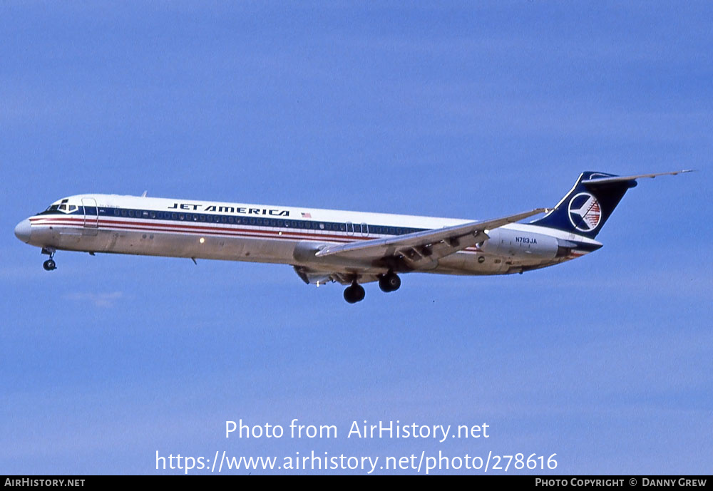 Aircraft Photo of N783JA | McDonnell Douglas MD-82 (DC-9-82) | Jet America Airlines | AirHistory.net #278616