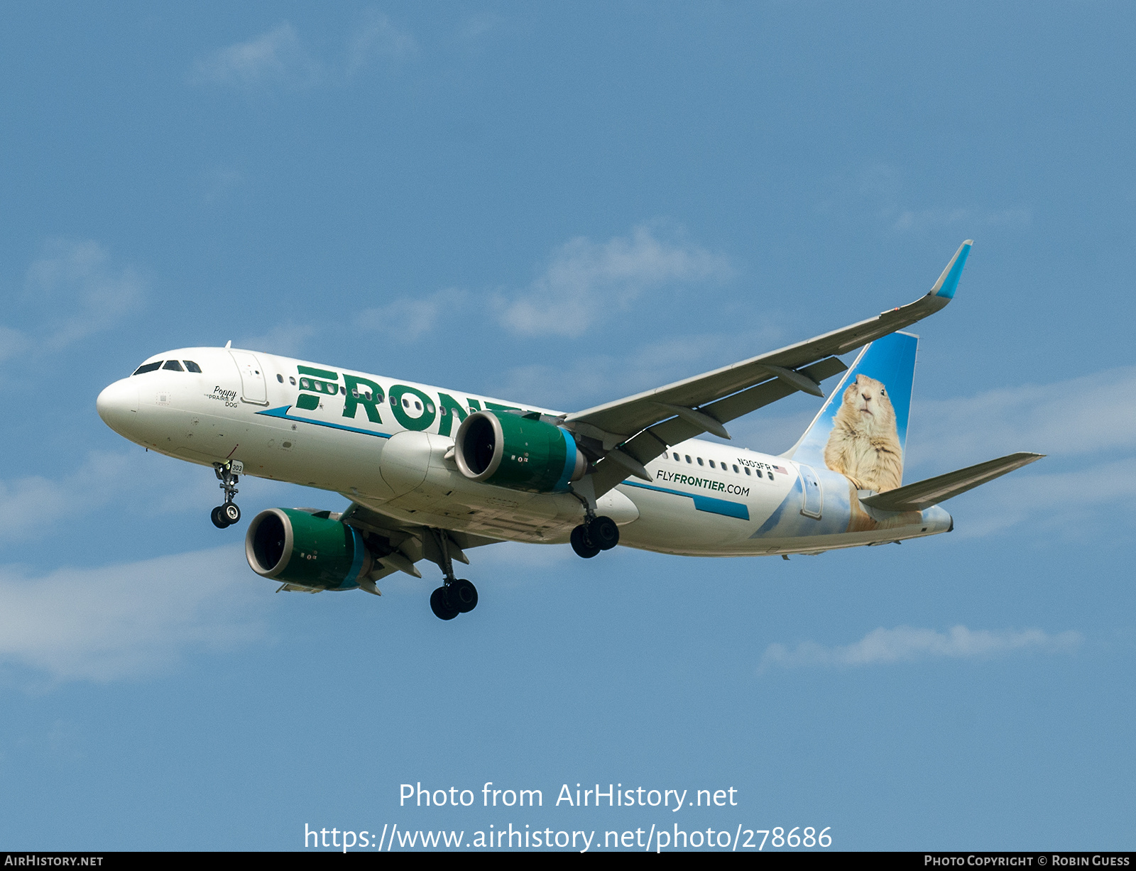 Aircraft Photo of N303FR | Airbus A320-251N | Frontier Airlines | AirHistory.net #278686