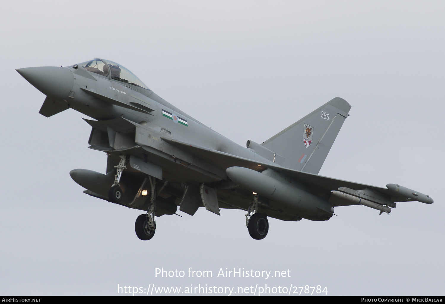 Aircraft Photo of ZK366 | Eurofighter EF-2000 Typhoon FGR4 | UK - Air Force | AirHistory.net #278784