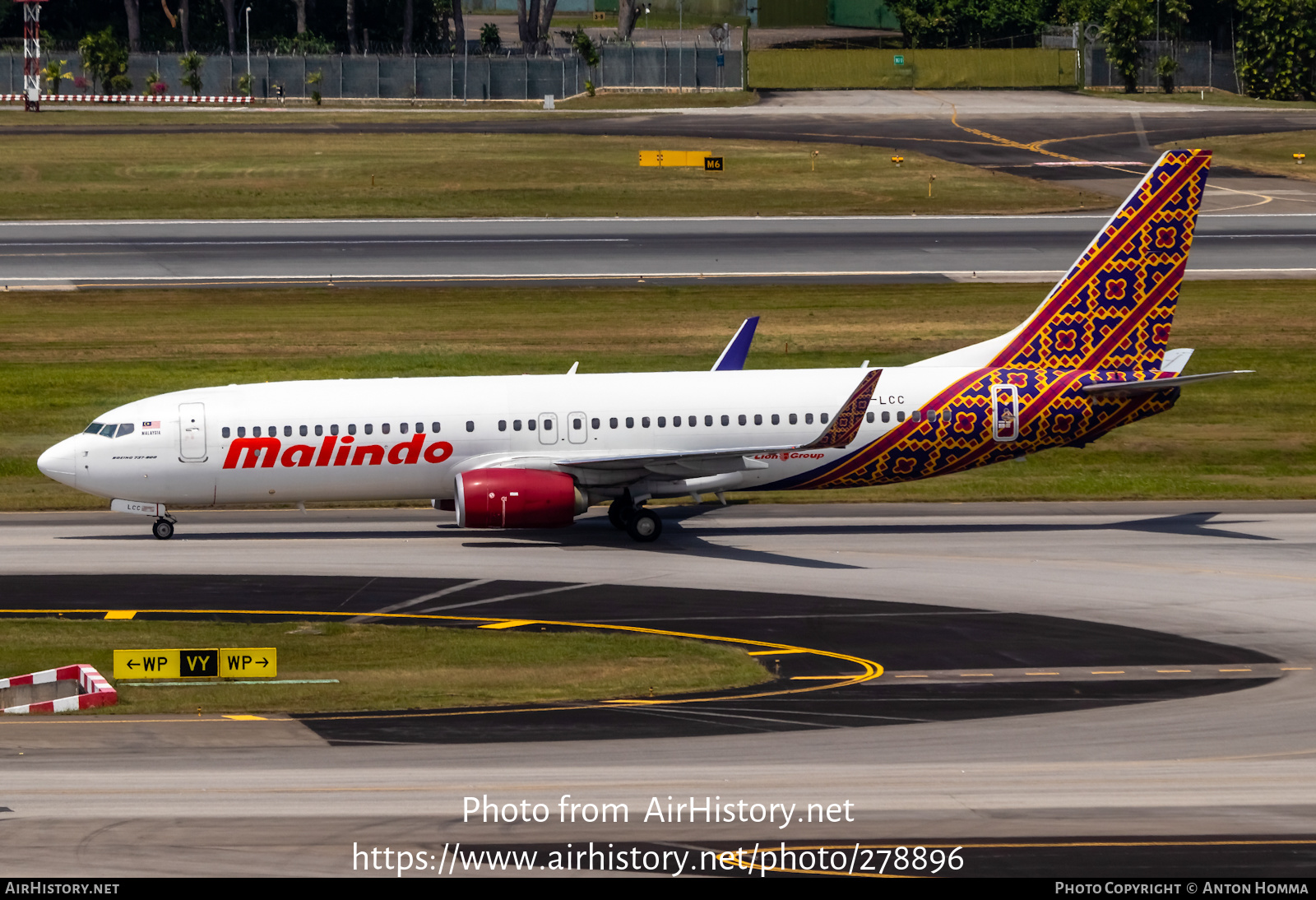 Aircraft Photo of 9M-LCC | Boeing 737-8GP | Malindo Air | AirHistory.net #278896