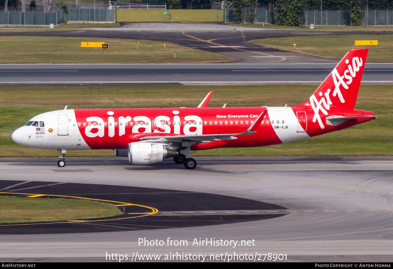 Aircraft Photo of 9M-AJK | Airbus A320-216 | AirAsia | AirHistory.net #278901