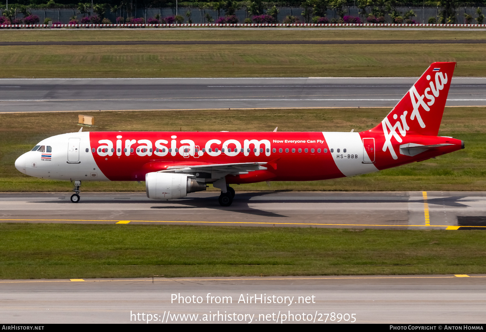 Aircraft Photo of HS-BBB | Airbus A320-216 | AirAsia | AirHistory.net #278905