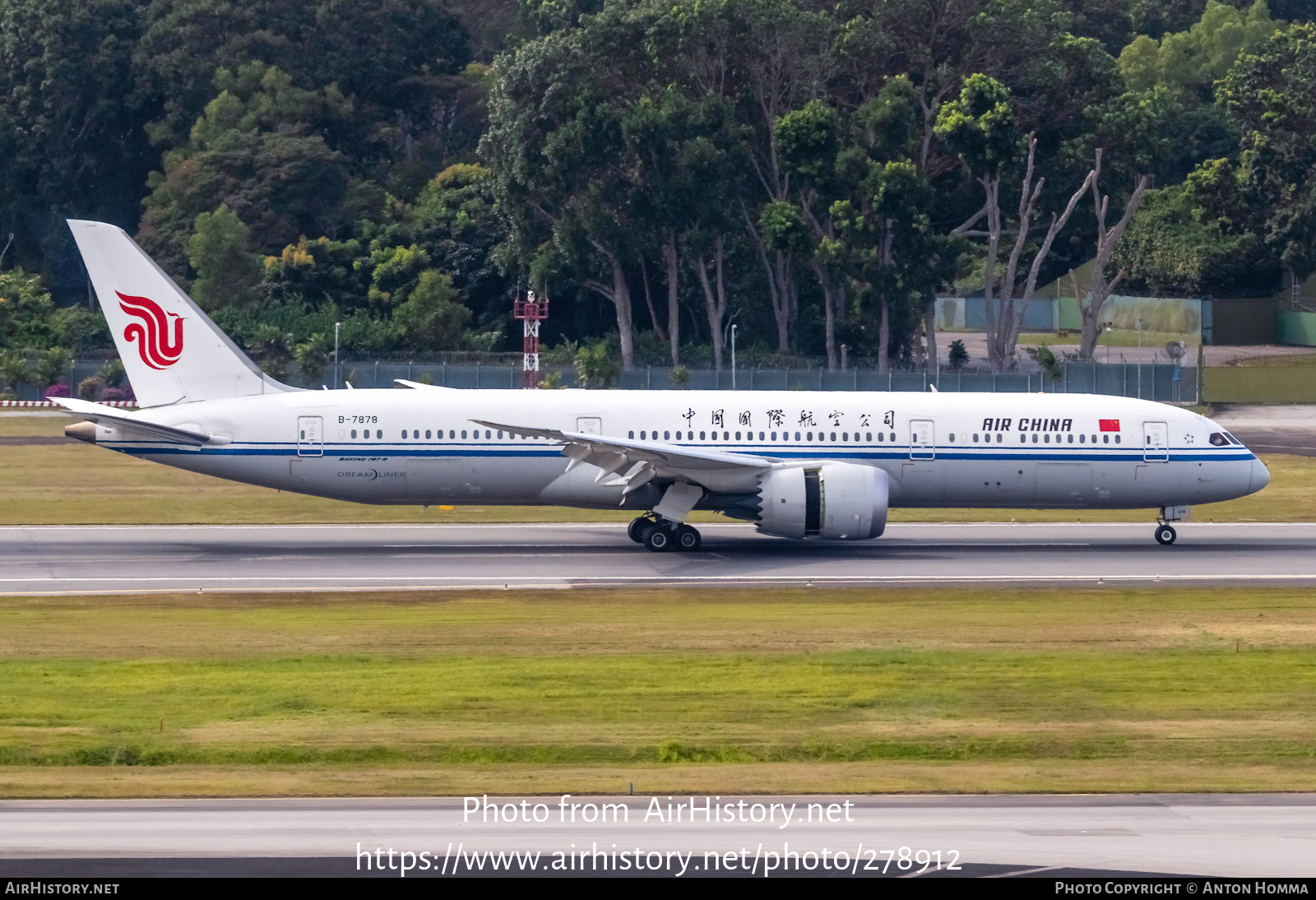 Aircraft Photo of B-7878 | Boeing 787-9 Dreamliner | Air China | AirHistory.net #278912