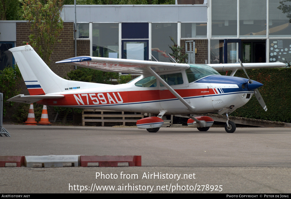 Aircraft Photo of N759AU | Cessna 182Q Skylane | AirHistory.net #278925