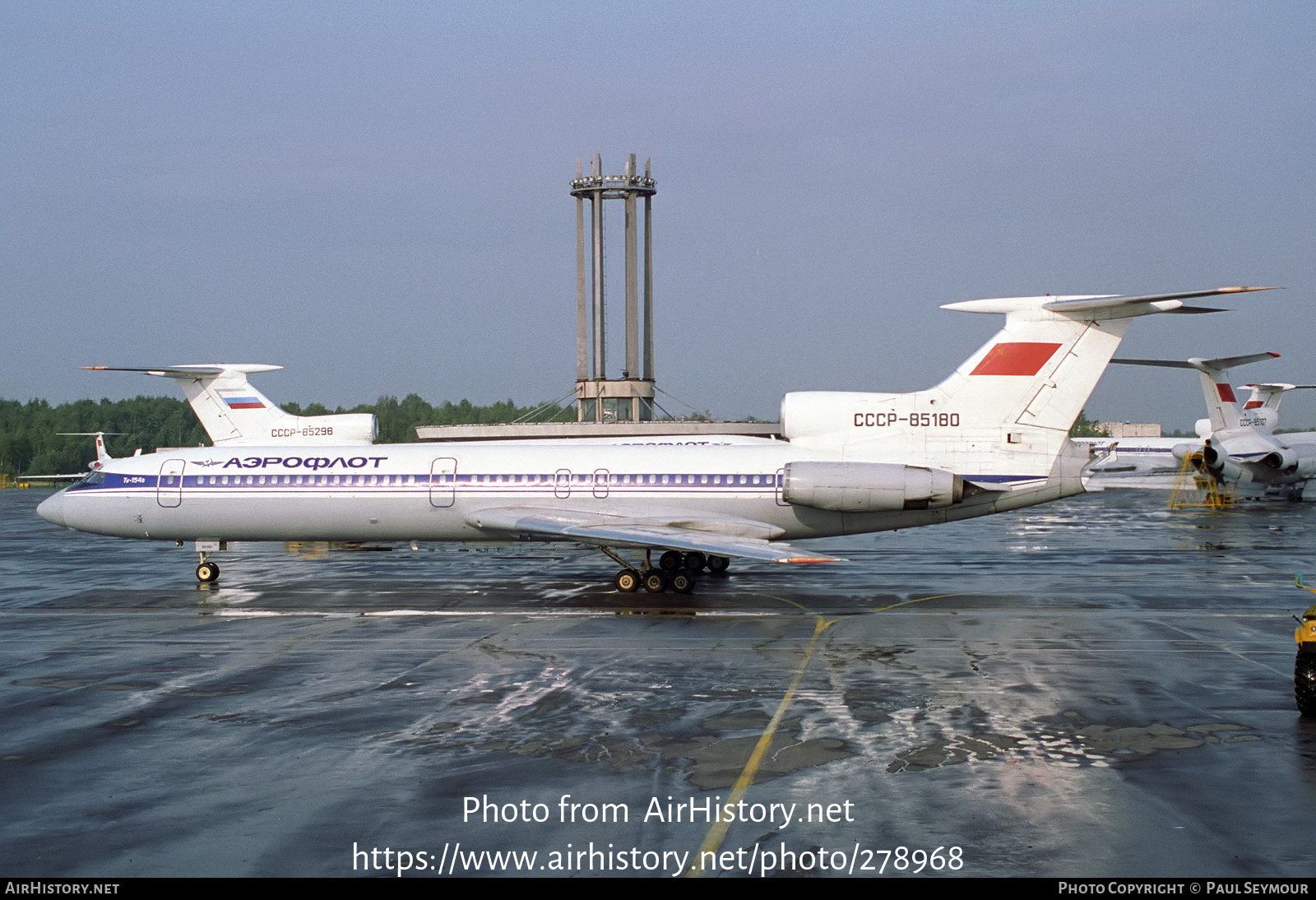 Aircraft Photo of CCCP-85180 | Tupolev Tu-154B | Aeroflot | AirHistory.net #278968