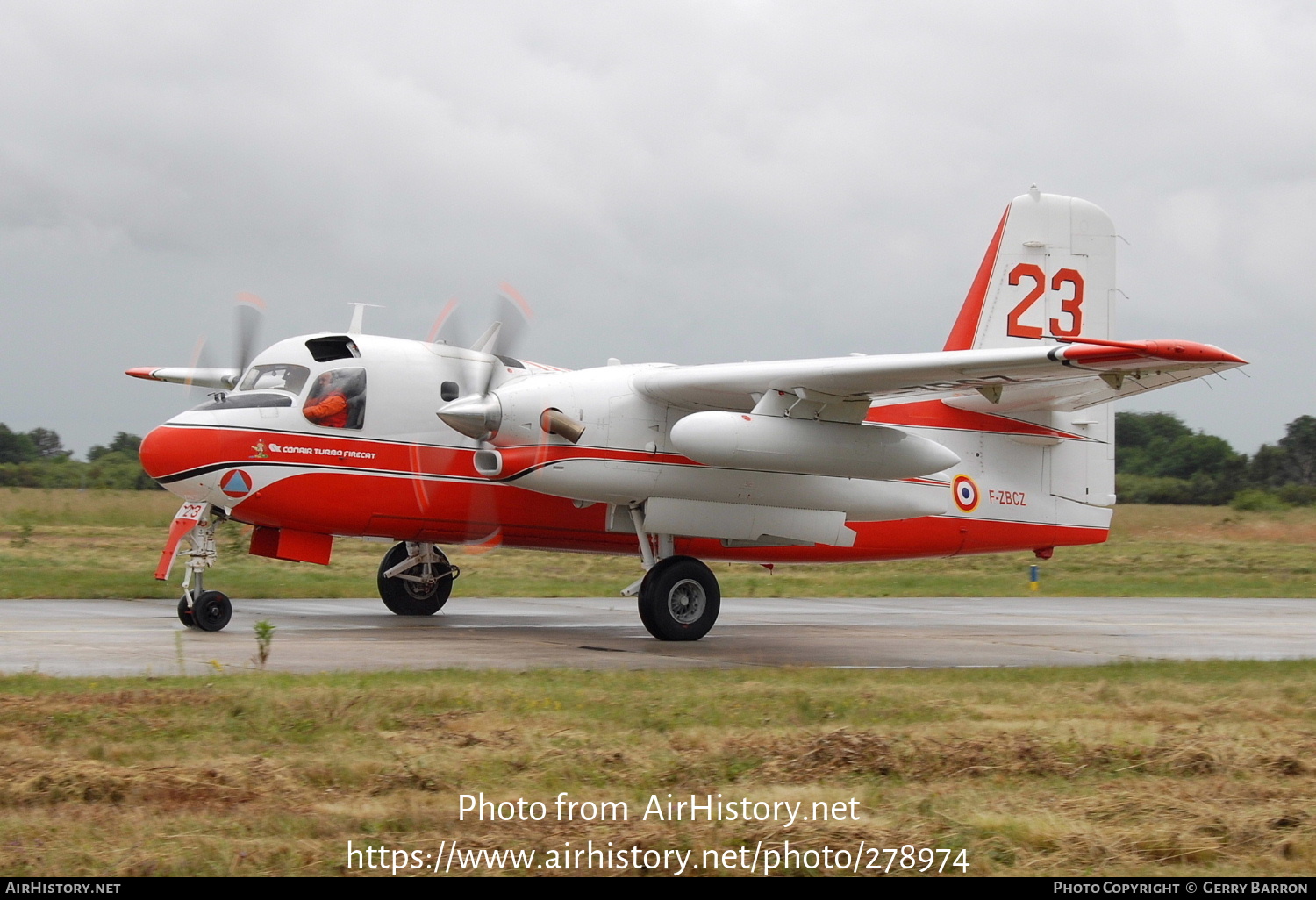 Aircraft Photo of F-ZBCZ | Conair CS2F Turbo Firecat | Sécurité Civile | AirHistory.net #278974