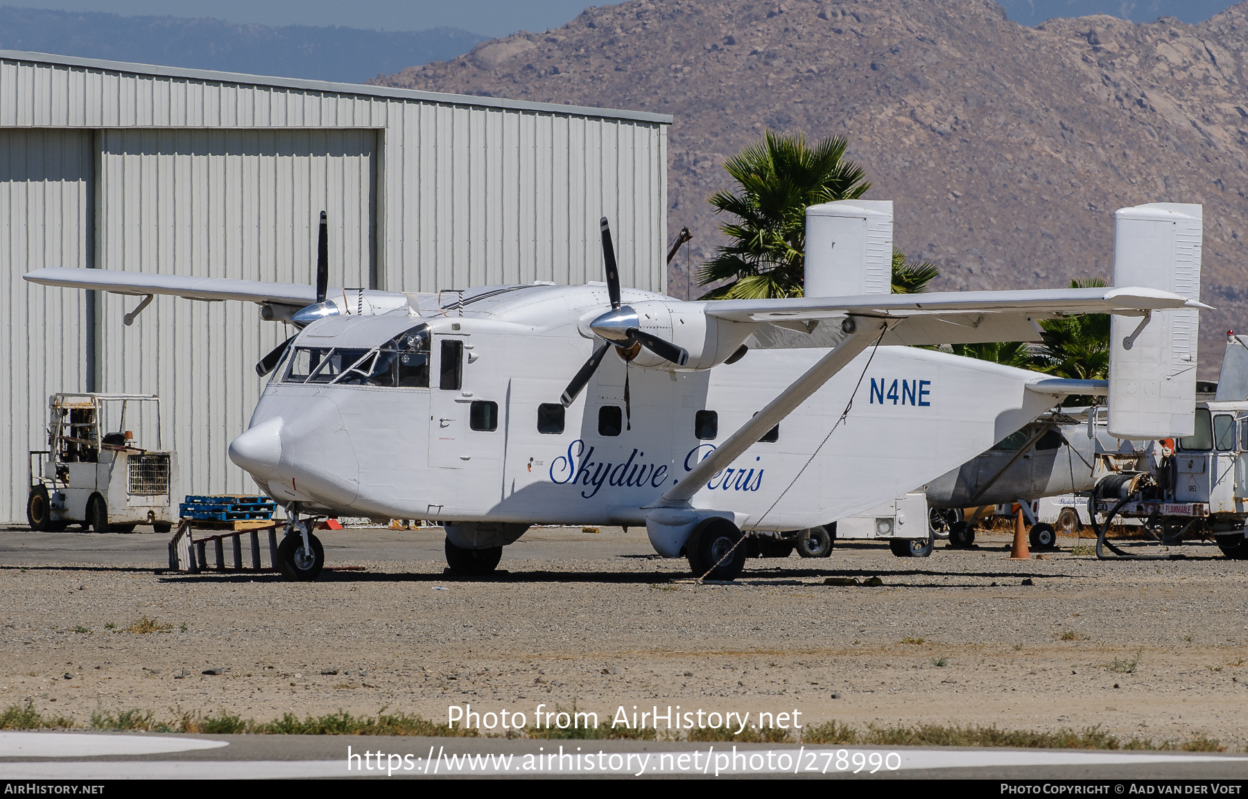 Aircraft Photo of N4NE | Short SC.7 Skyvan 3-100 | Skydive Perris | AirHistory.net #278990