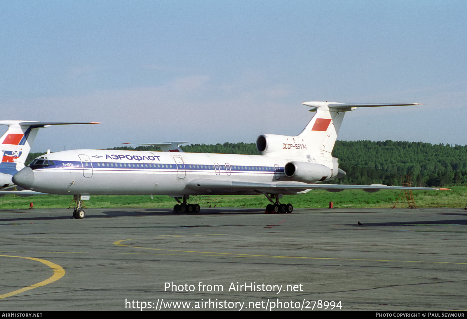 Aircraft Photo of CCCP-85174 | Tupolev Tu-154B | Aeroflot | AirHistory.net #278994