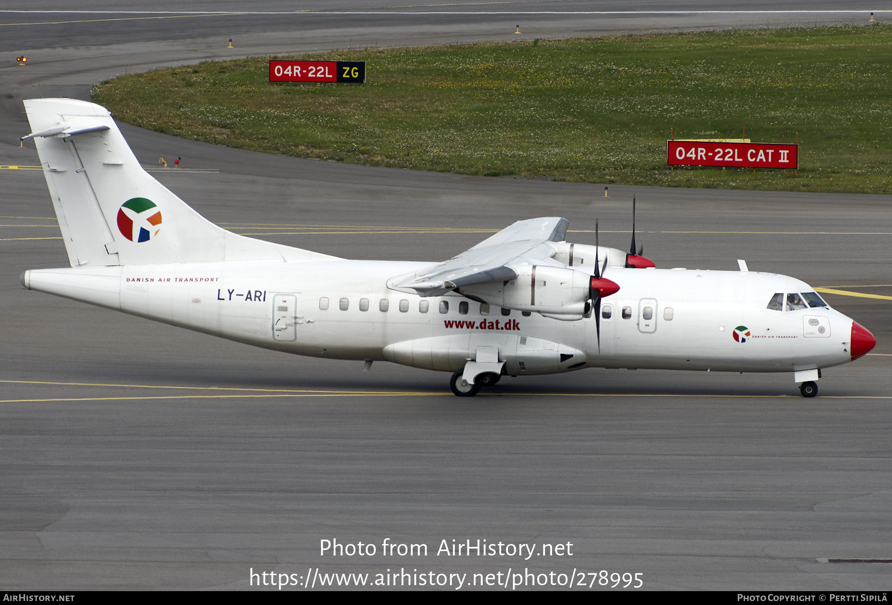 Aircraft Photo of LY-ARI | ATR ATR-42-300 | Danish Air Transport - DAT | AirHistory.net #278995