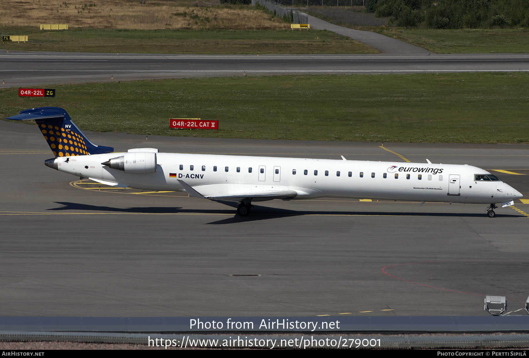 Aircraft Photo of D-ACNV | Bombardier CRJ-900LR (CL-600-2D24) | Eurowings | AirHistory.net #279001