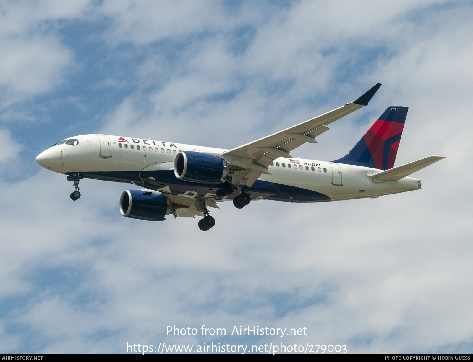 Aircraft Photo of N112DU | Airbus A220-171 (BD-500-1A10) | Delta Air Lines | AirHistory.net #279003