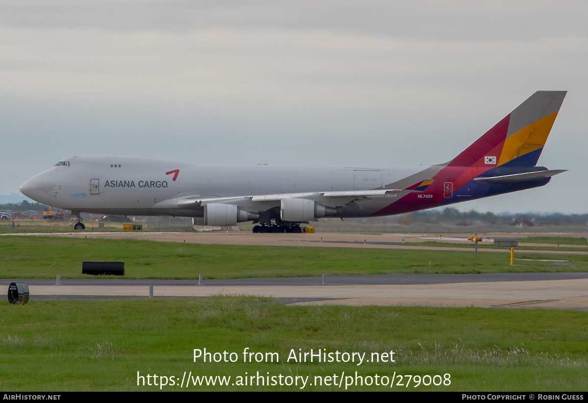 Aircraft Photo of HL7420 | Boeing 747-48EF/SCD | Asiana Airlines Cargo | AirHistory.net #279008