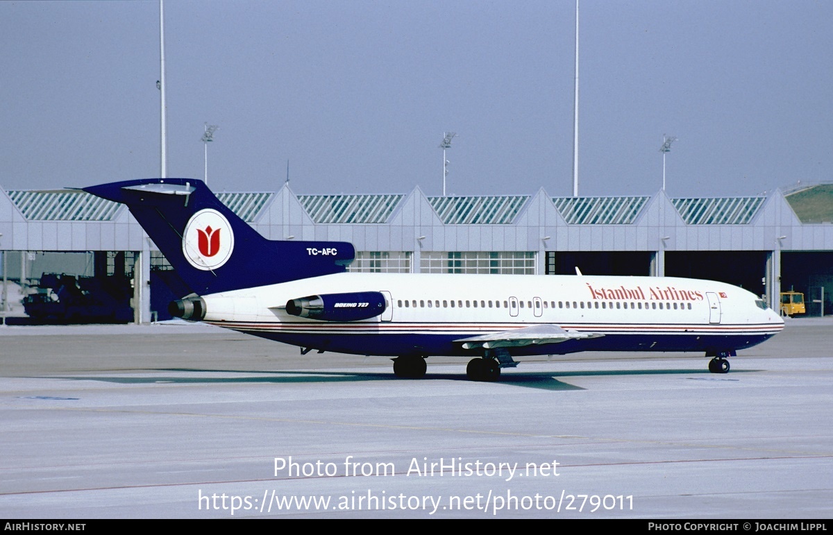 Aircraft Photo of TC-AFC | Boeing 727-228 | Istanbul Airlines | AirHistory.net #279011