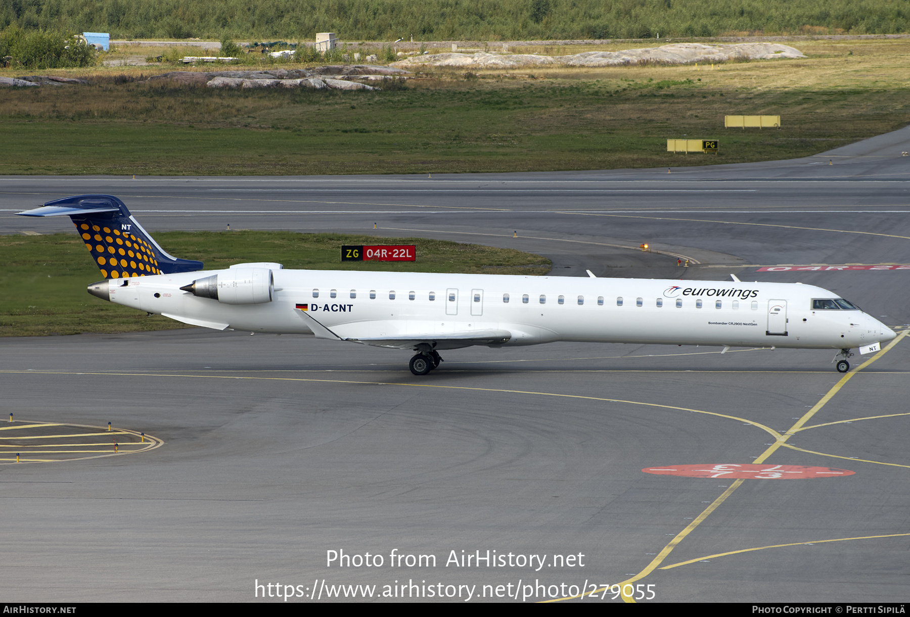 Aircraft Photo of D-ACNT | Bombardier CRJ-900LR (CL-600-2D24) | Eurowings | AirHistory.net #279055