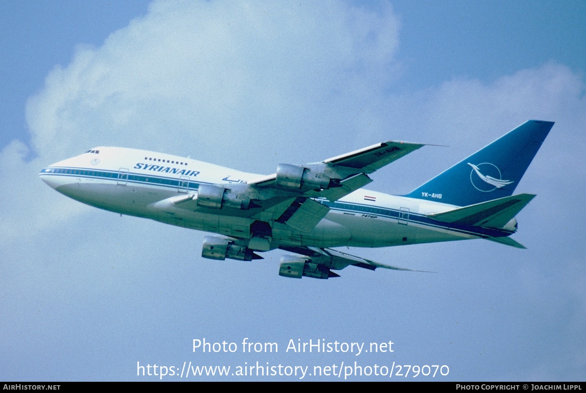 Aircraft Photo of YK-AHB | Boeing 747SP-94 | Syrian Air - Syrian Arab Airlines | AirHistory.net #279070