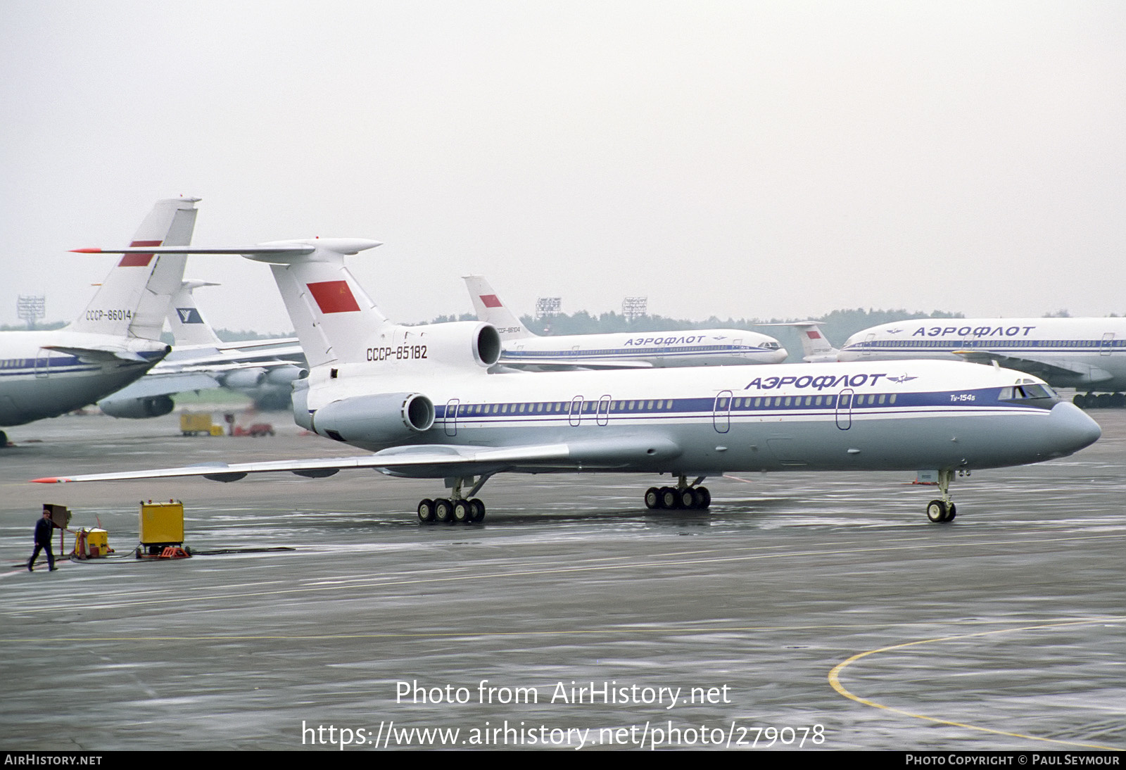 Aircraft Photo of CCCP-85182 | Tupolev Tu-154B | Aeroflot | AirHistory.net #279078