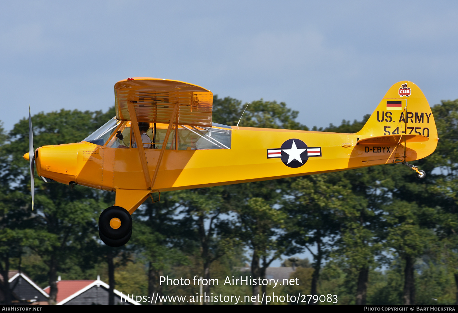 Aircraft Photo of D-EBYX / 54-750 | Piper L-18C Super Cub | USA - Army | AirHistory.net #279083