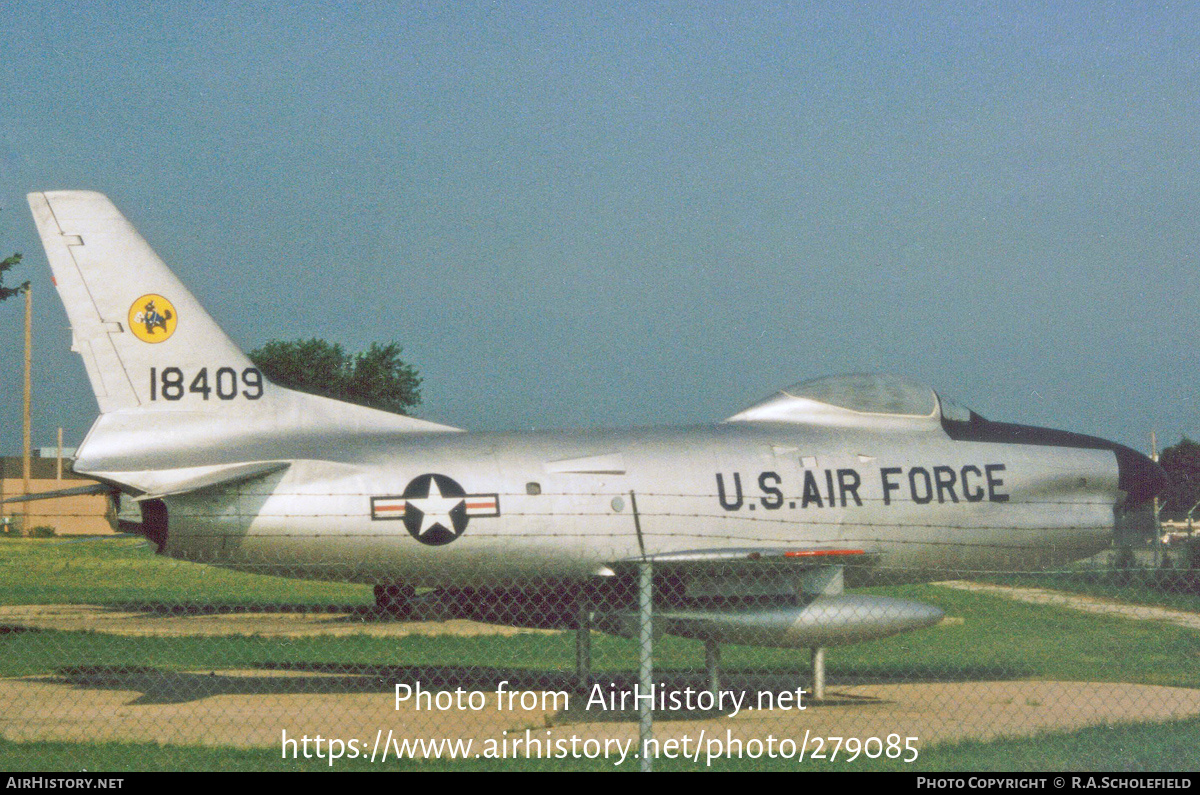 Aircraft Photo of 51-8409 / 18409 | North American F-86L Sabre | USA - Air Force | AirHistory.net #279085