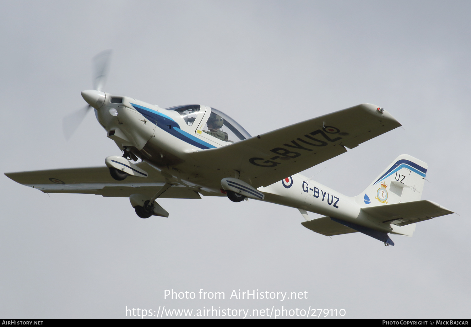 Aircraft Photo of G-BYUZ | Grob G-115E Tutor | UK - Air Force | AirHistory.net #279110