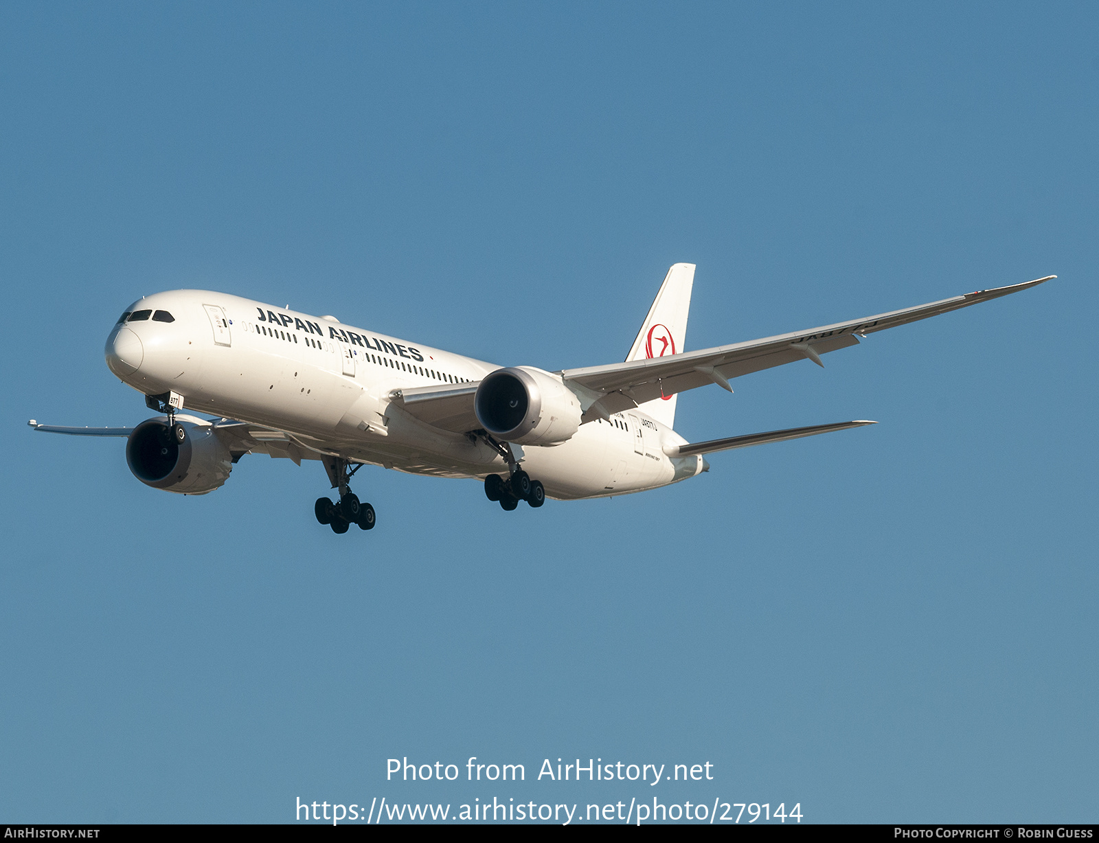 Aircraft Photo of JA877J | Boeing 787-9 Dreamliner | Japan Airlines - JAL | AirHistory.net #279144