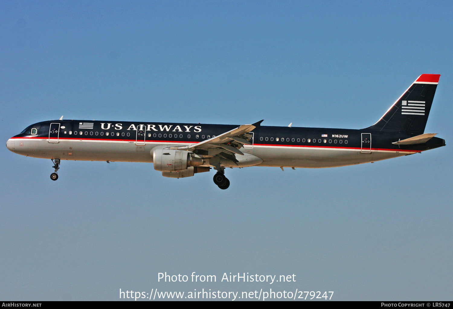 Aircraft Photo of N162UW | Airbus A321-211 | US Airways | AirHistory.net #279247